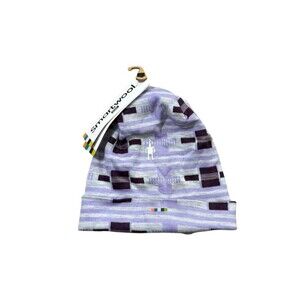 Smartwool Kids Thermal Reversible Cuffed Beanie Purple Merino Wool Violet Ski
